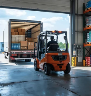 自社倉庫 内部